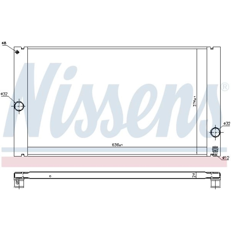 Wasserkühler PKW 65614 Wasserkühler PKW 65614