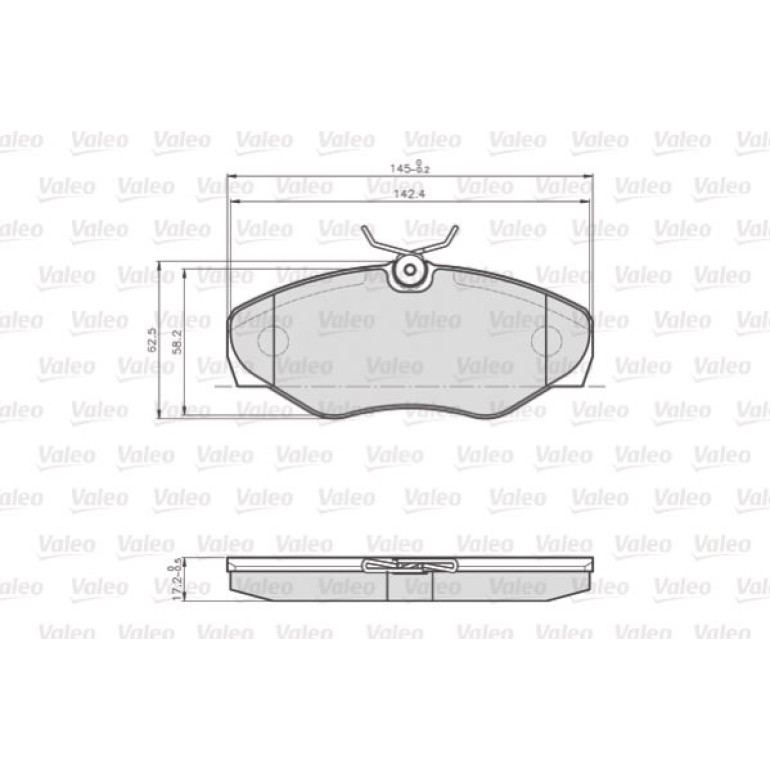 VALEO Bremsbeläge 872099 VALEO Bremsbeläge 872099