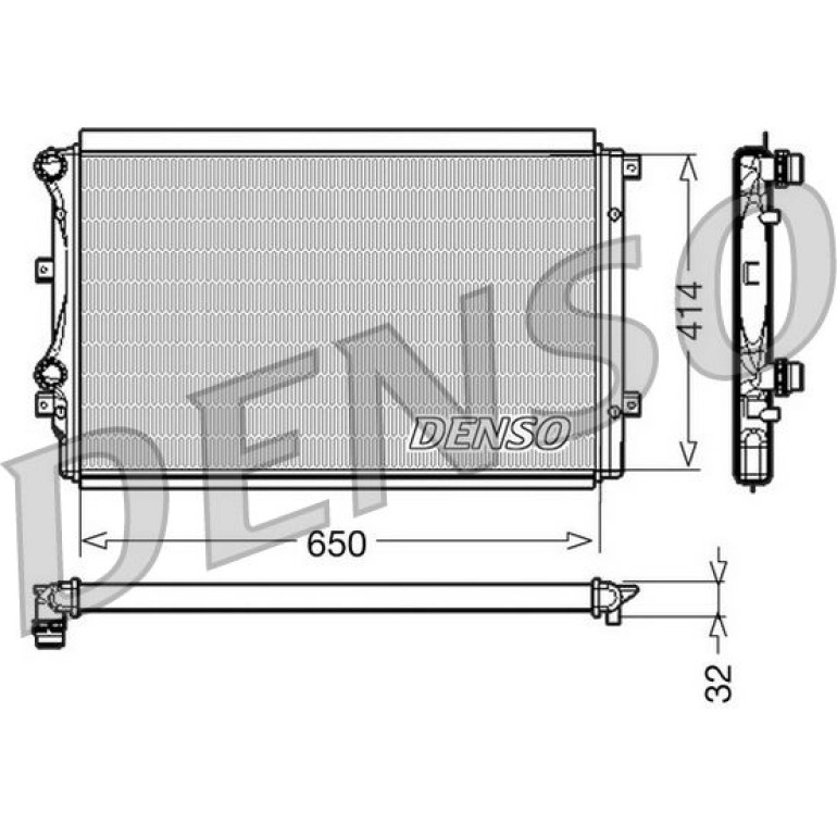 DENSO Motorkühler DRM32015 DENSO Motorkühler DRM32015