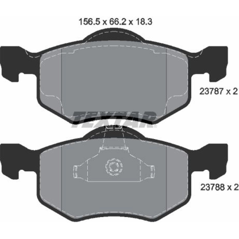 Bremsbelagsatz Ford P. Maveric 01- Ty Drums 2378701 Bremsbelagsatz Ford P. Maveric 01- Ty Drums 2378701