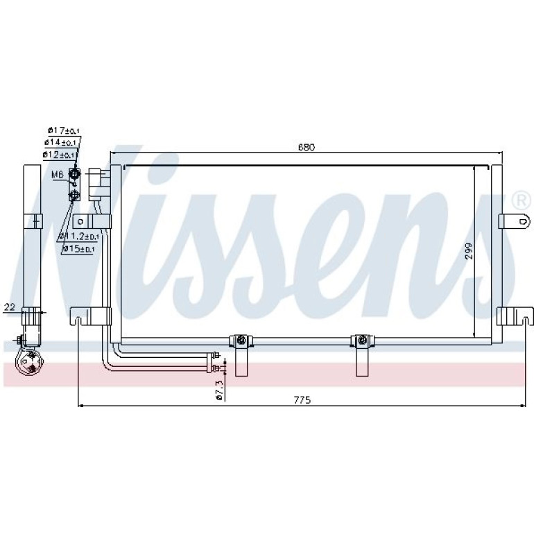 Kondensator PKW 94834 Kondensator PKW 94834