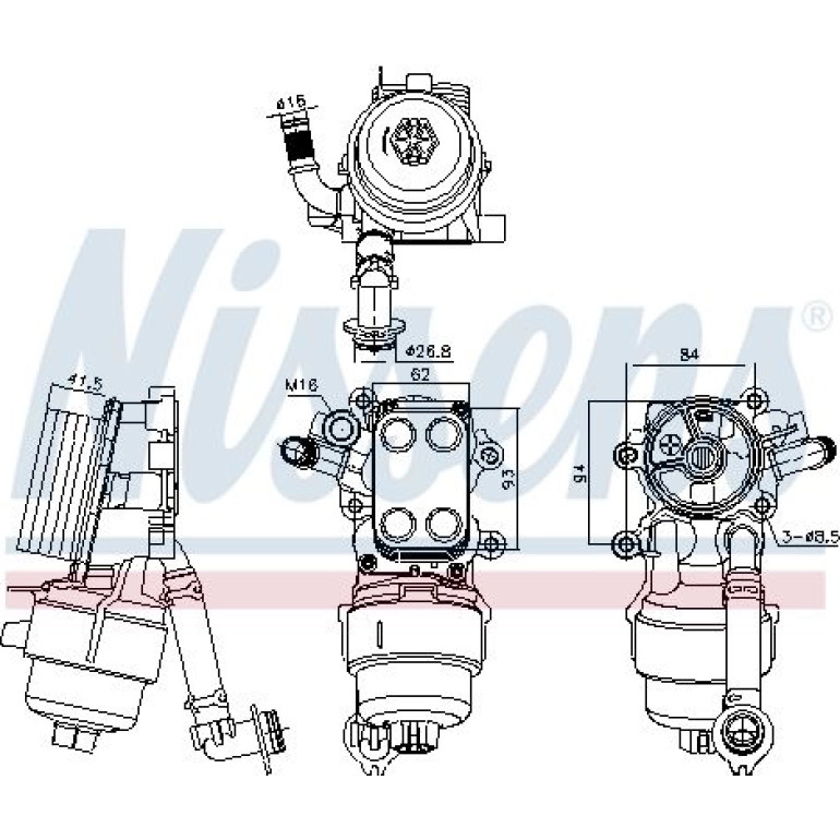 Ölkühler PKW 91340 Ölkühler PKW 91340
