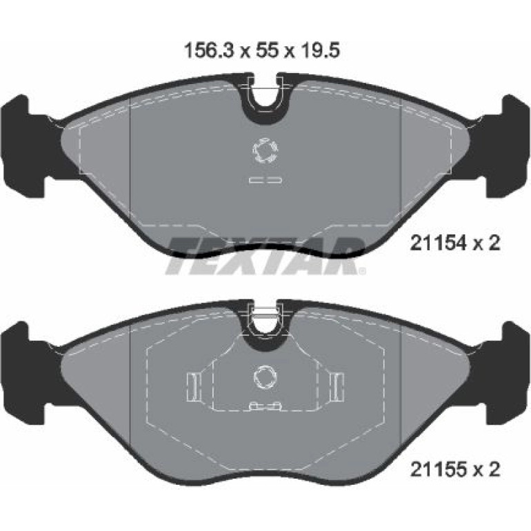 Bremsbelagsatz Saab P. 9000 85 2115402 Bremsbelagsatz Saab P. 9000 85 2115402
