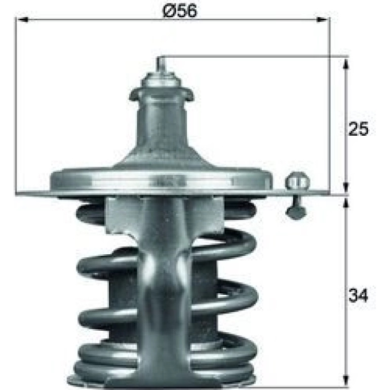 Thermostateinsatz mit Dichtung TX 79 78D Thermostateinsatz mit Dichtung TX 79 78D