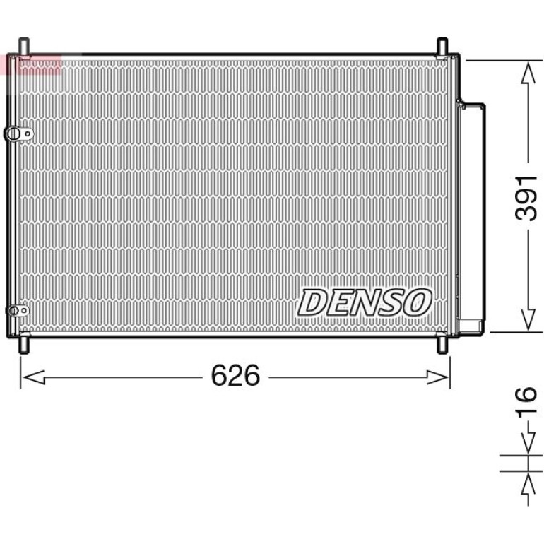 DENSO Klimaanlagenkühler DCN50041 DENSO Klimaanlagenkühler DCN50041