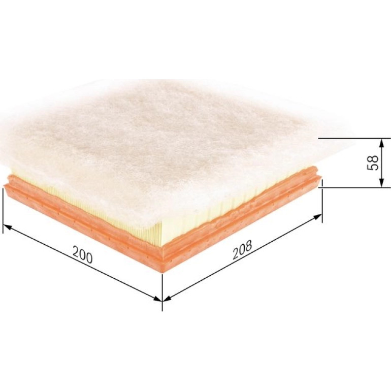 Luftfilter F 026 400 235 Luftfilter F 026 400 235
