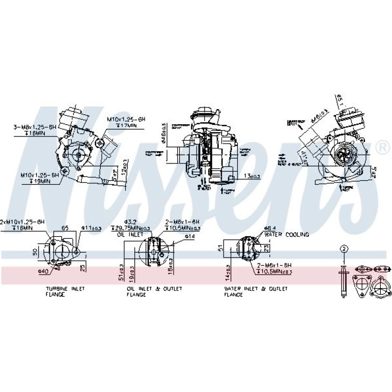 NISSENS Turbolader 93216 NISSENS Turbolader 93216