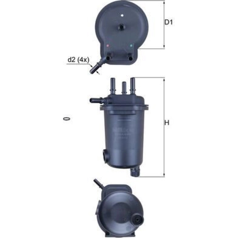MAHLE Kraftstofffilter KL 600D MAHLE Kraftstofffilter KL 600D