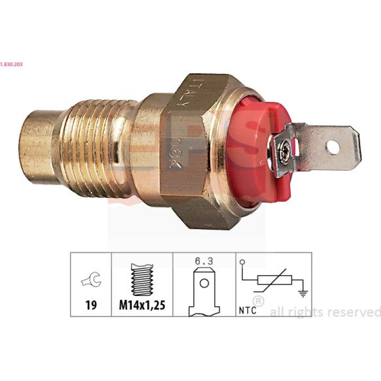 Sensor, Kühlmitteltemperatur 1.830.203 Sensor, Kühlmitteltemperatur 1.830.203