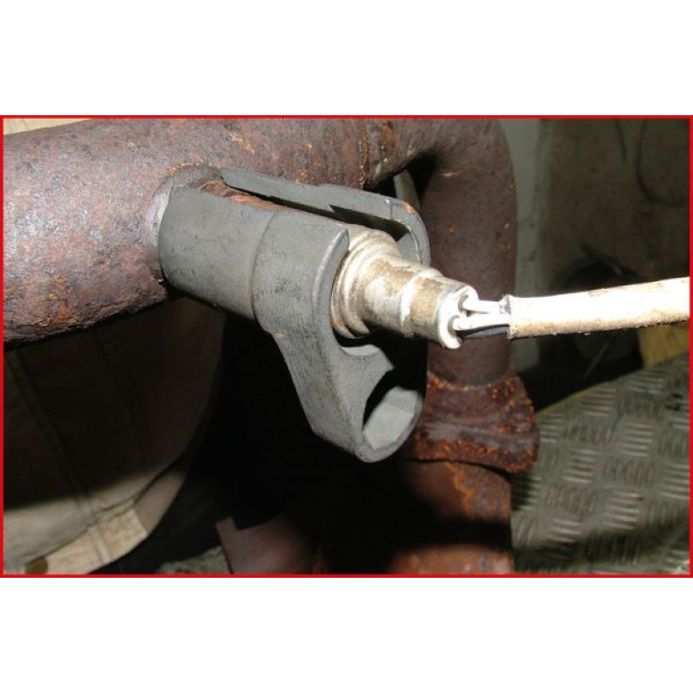 KS TOOLS Mutter für Lambdasonde 1/2 , geschlitzt, 6-kant, 22 mm 150.2125
