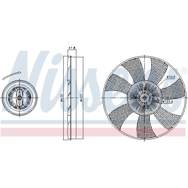 Kühlerlüfter PKW 86221 Kühlerlüfter PKW 86221