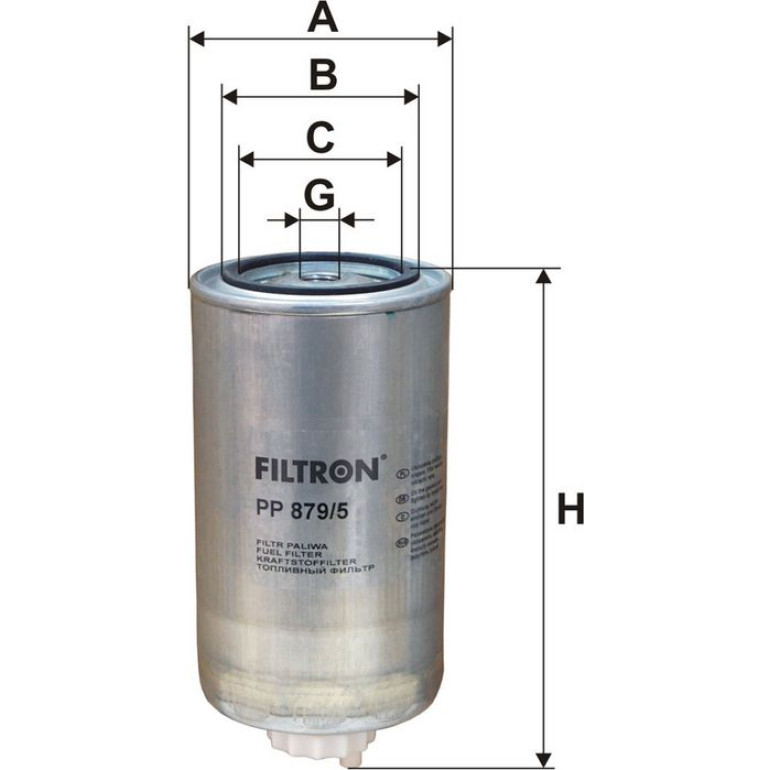 FILTRON Kraftstofffilter PP 879/5