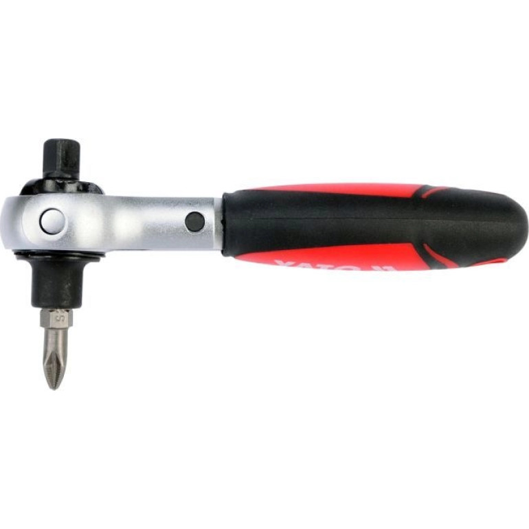 Flexible Drehkopfratsche 1/4 für Biteins×tze YT-03311 Flexible Drehkopfratsche 1/4 für Biteins×tze YT-03311