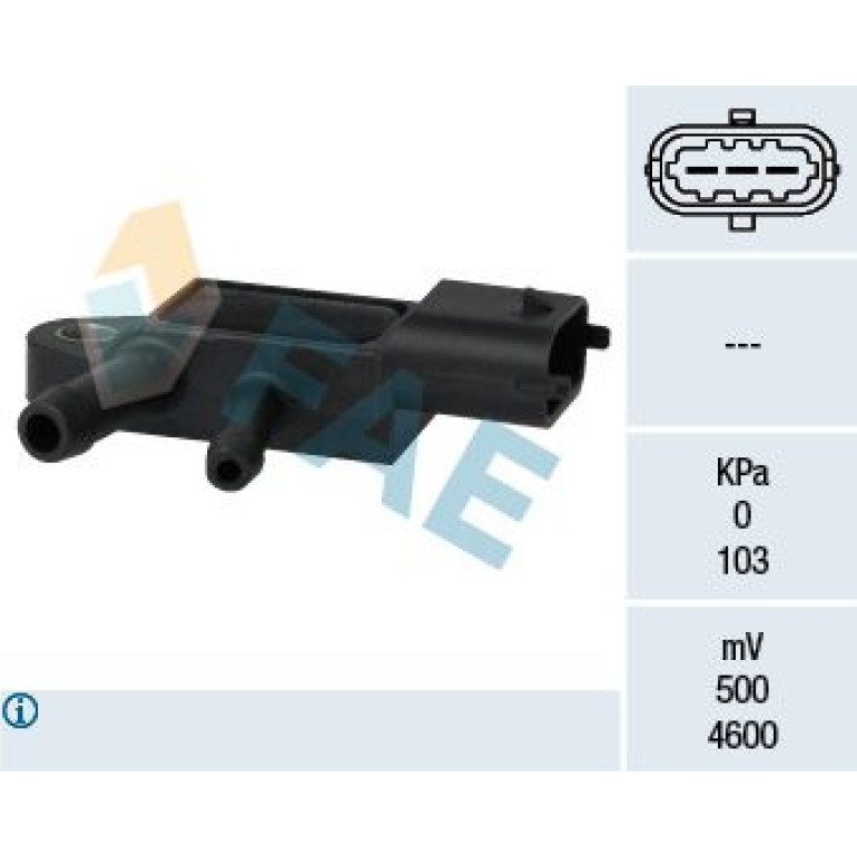 FAE Sensor, Abgasdruck 16107 FAE Sensor, Abgasdruck 16107