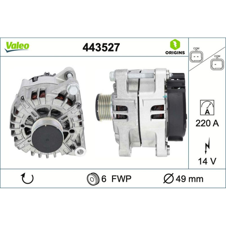 VALEO Generator 443527 VALEO Generator 443527