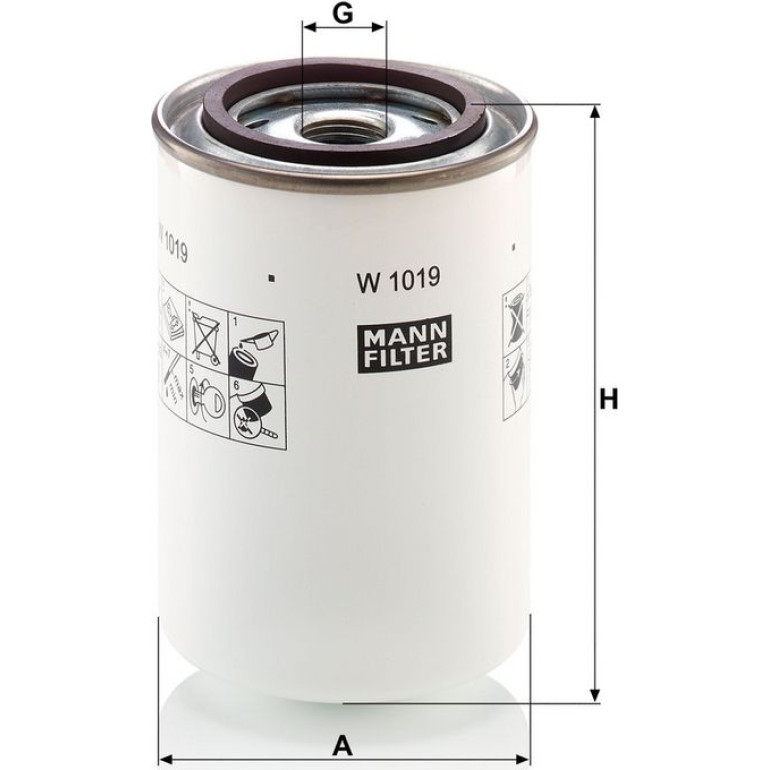 Mann & Hummel Filter div W 1019 Mann & Hummel Filter div W 1019