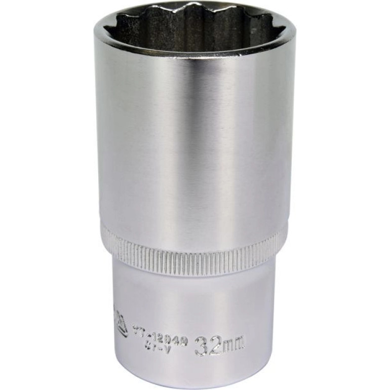 ZwÖlfkant-Steckschlüssel-Einsatz 32mm 1/2 Lang YT-12949