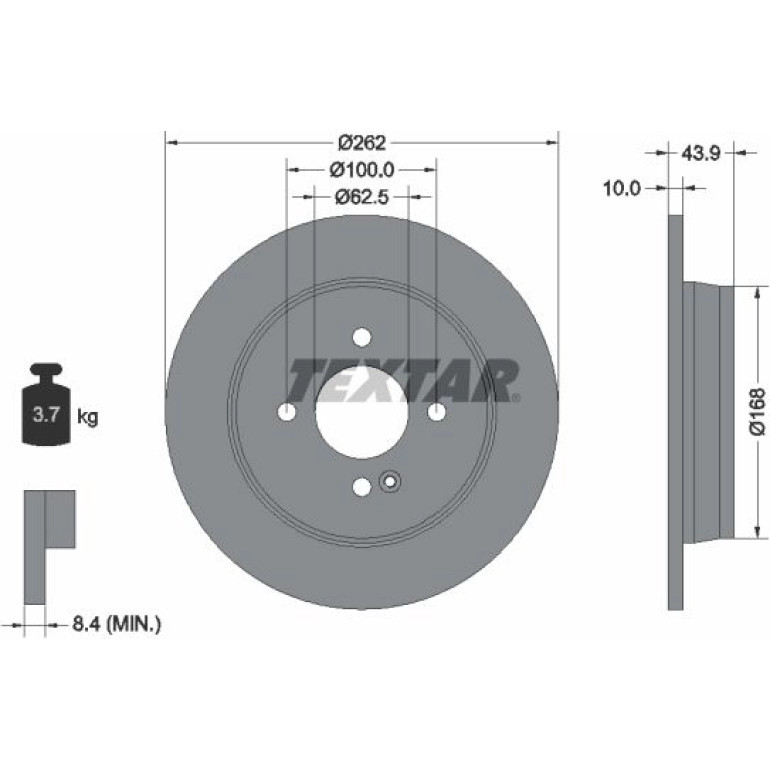 Bremsscheibe Kia T. Rio 11 92242203