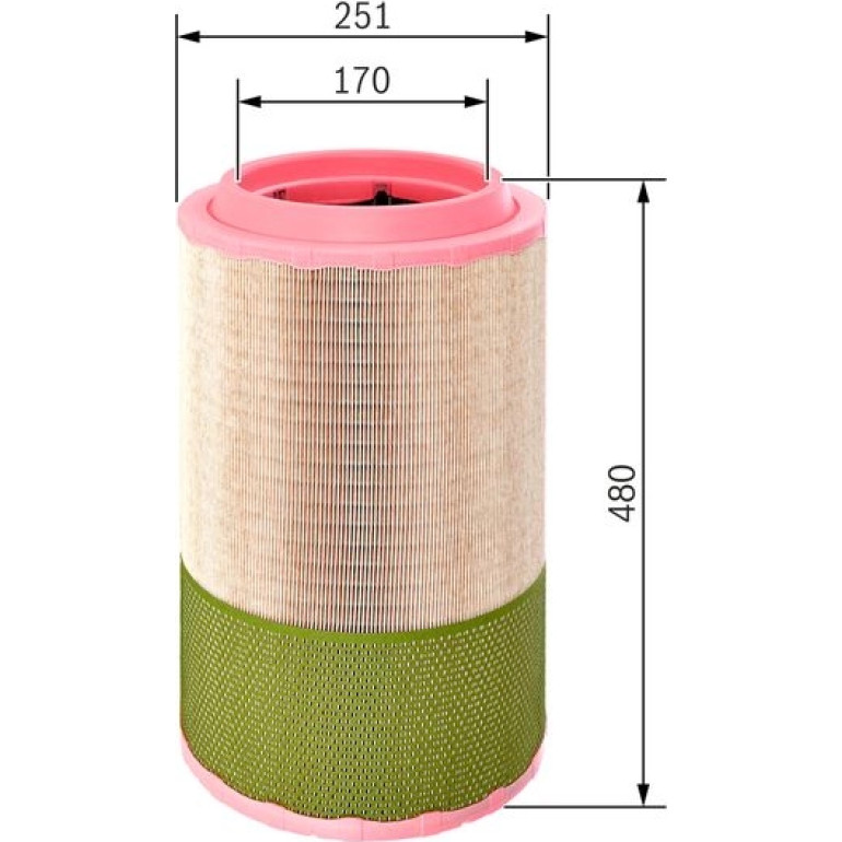 Luftfilter F 026 400 257