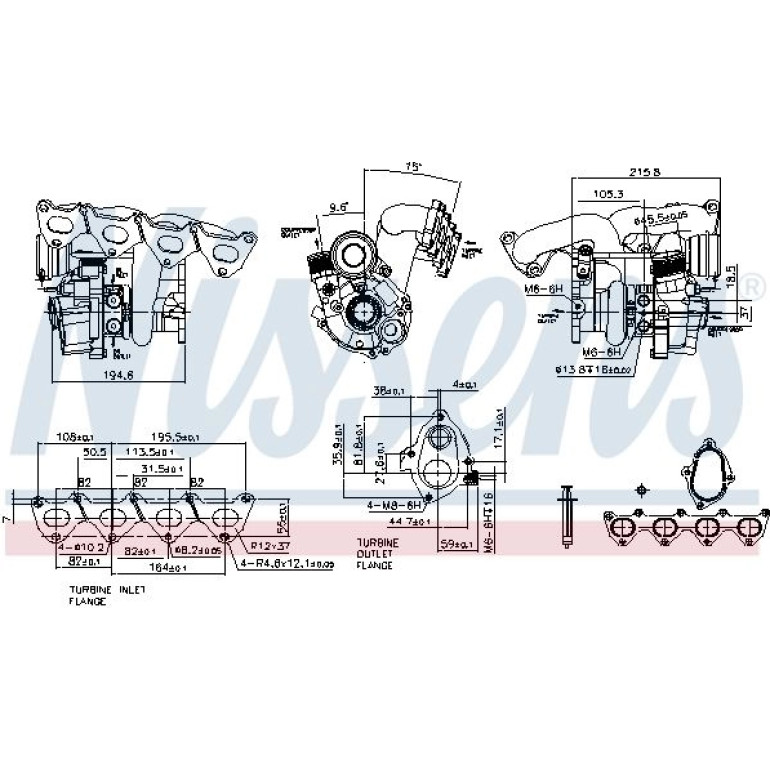NISSENS Turbolader 93130