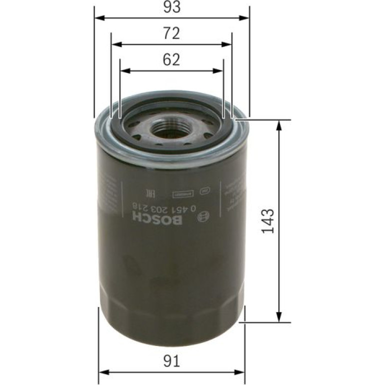 Ölfilter 0 451 203 218 Ölfilter 0 451 203 218