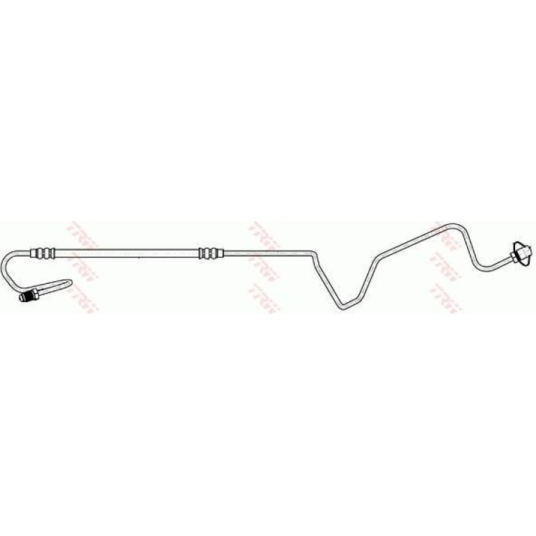 PHD1112 Bremsschl HA re inkl.Rohrl PHD1112 Bremsschl HA re inkl.Rohrl