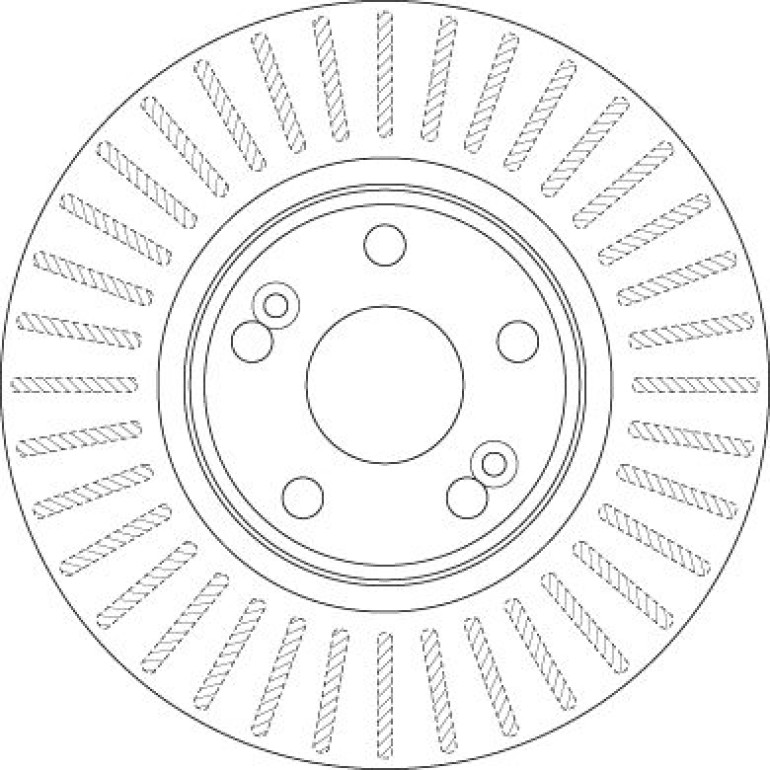 72 481 070 Bremsscheibe VA DF6233S 72 481 070 Bremsscheibe VA DF6233S