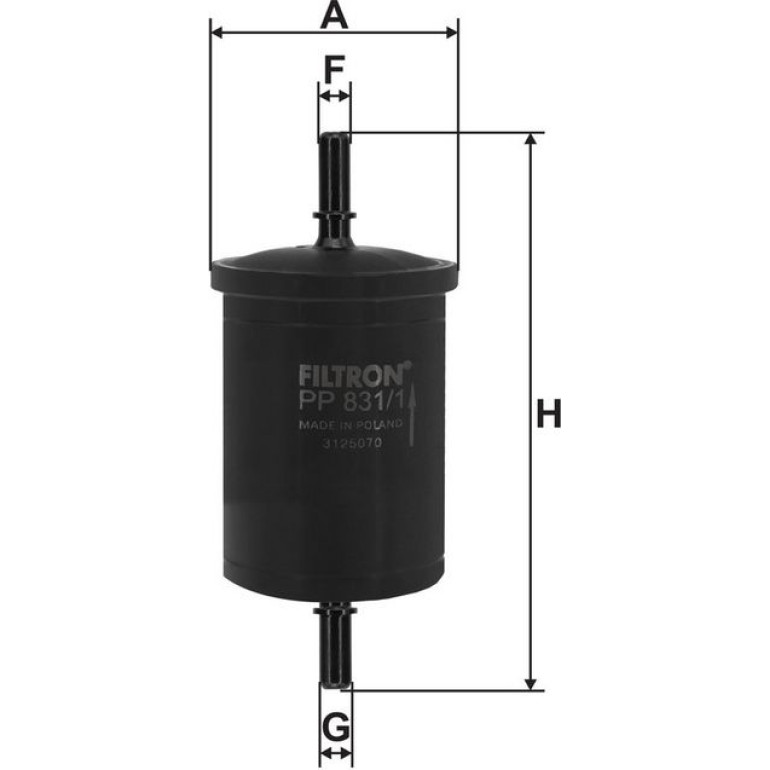 FILTRON Kraftstofffilter PP 831/1 FILTRON Kraftstofffilter PP 831/1
