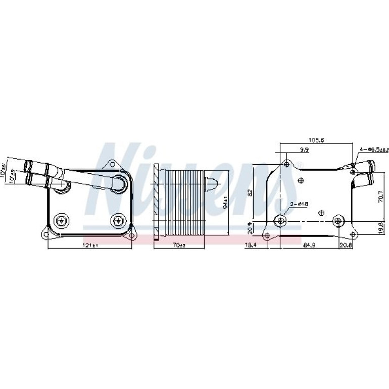 Ölkühler PKW 90839 Ölkühler PKW 90839
