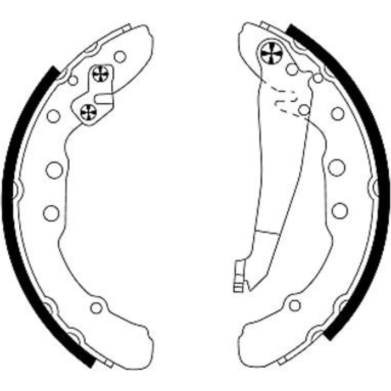Bremsbacken Vw Audi/Passa 91044400 Bremsbacken Vw Audi/Passa 91044400