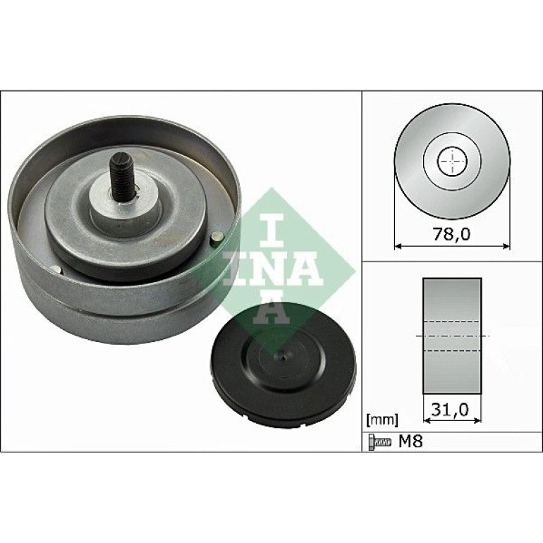 Umlenk-/Führungsrolle, Keilrippenriemen 532 0463 10 Umlenk-/Führungsrolle, Keilrippenriemen 532 0463 10