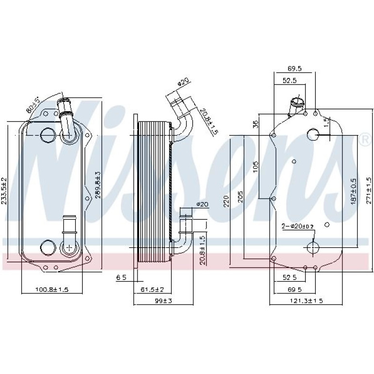 Ölkühler PKW 90916 Ölkühler PKW 90916