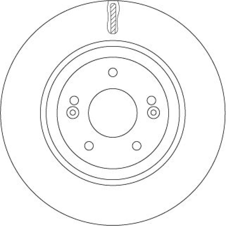 80 481 036 Bremsscheibe VA DF7592 80 481 036 Bremsscheibe VA DF7592