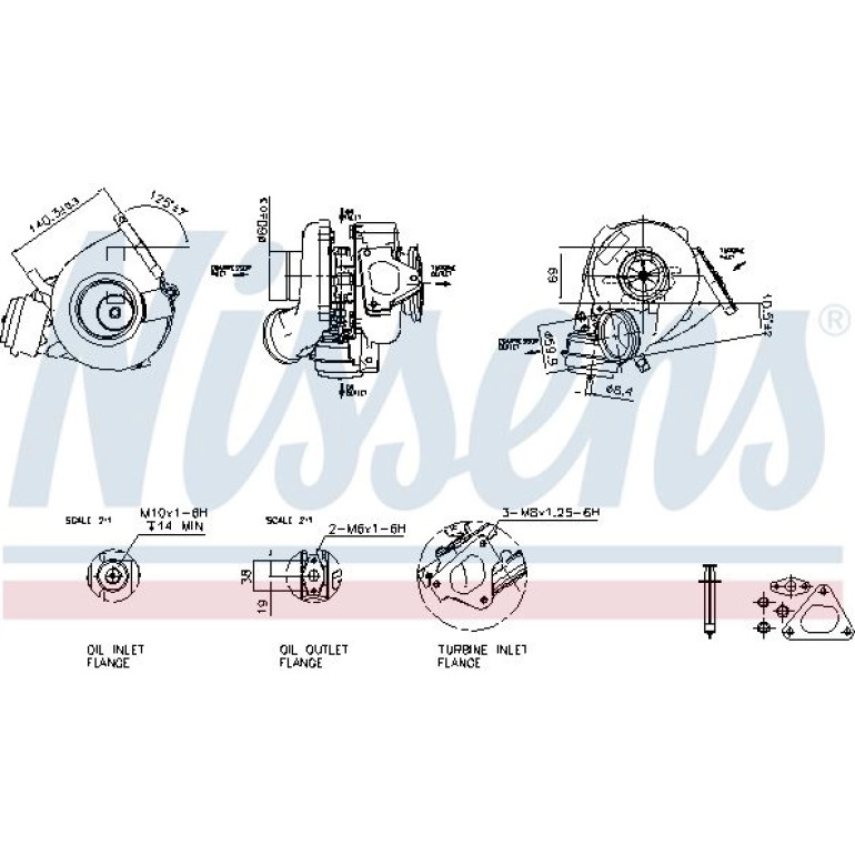 NISSENS Turbolader 93215 NISSENS Turbolader 93215