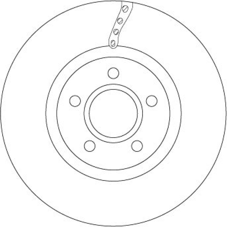 76 481 037 Bremsscheibe VA DF6653 76 481 037 Bremsscheibe VA DF6653
