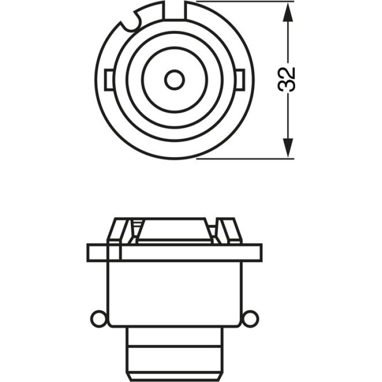 D2S 85V 35W XENON WHITE P32D-2 1987302910