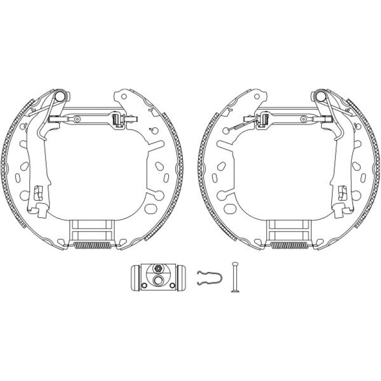 Satz Bremsbacken Fiat Grande Punto/Linea 05- (228.6X42) 84065402 Satz Bremsbacken Fiat Grande Punto/Linea 05- (228.6X42) 84065402