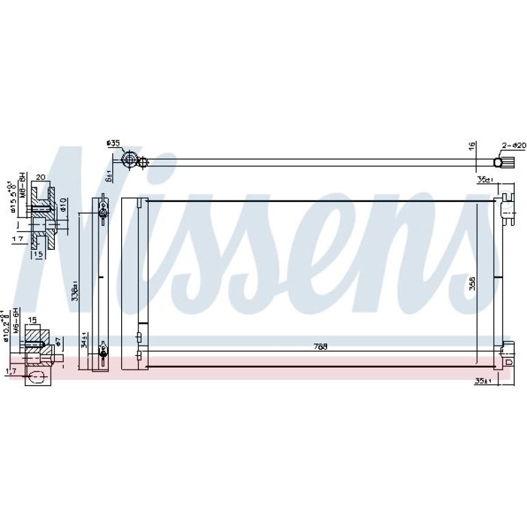 Kondensator PKW 940596 Kondensator PKW 940596