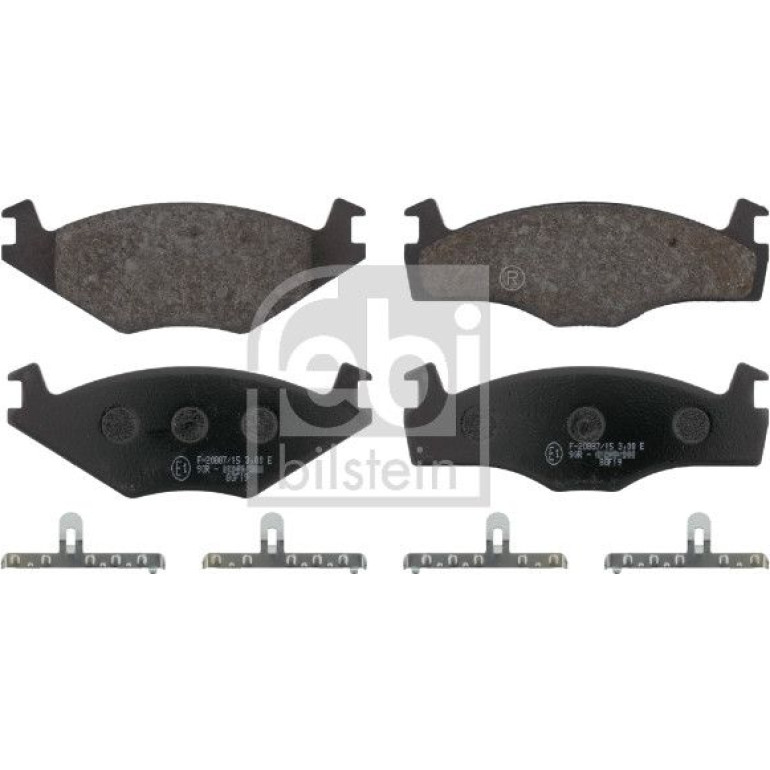 FEBI BILSTEIN Bremsbeläge 16076 FEBI BILSTEIN Bremsbeläge 16076