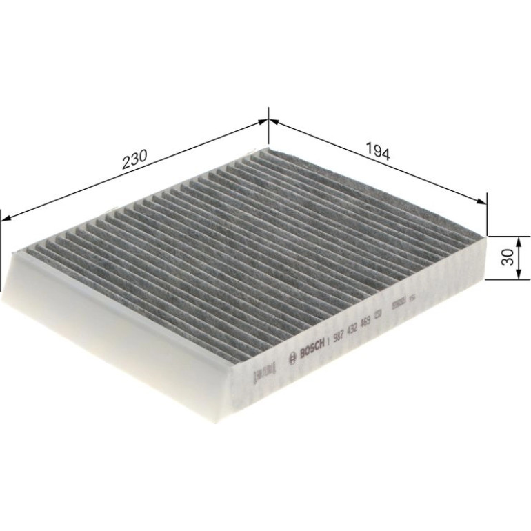 Aktivkohlefilter 1987432469 Aktivkohlefilter 1987432469