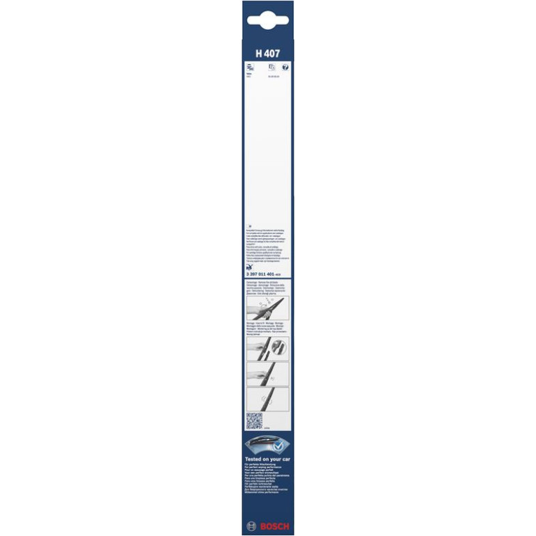 Bosch Wischerblatt H407 3397011401 Bosch Wischerblatt H407 3397011401
