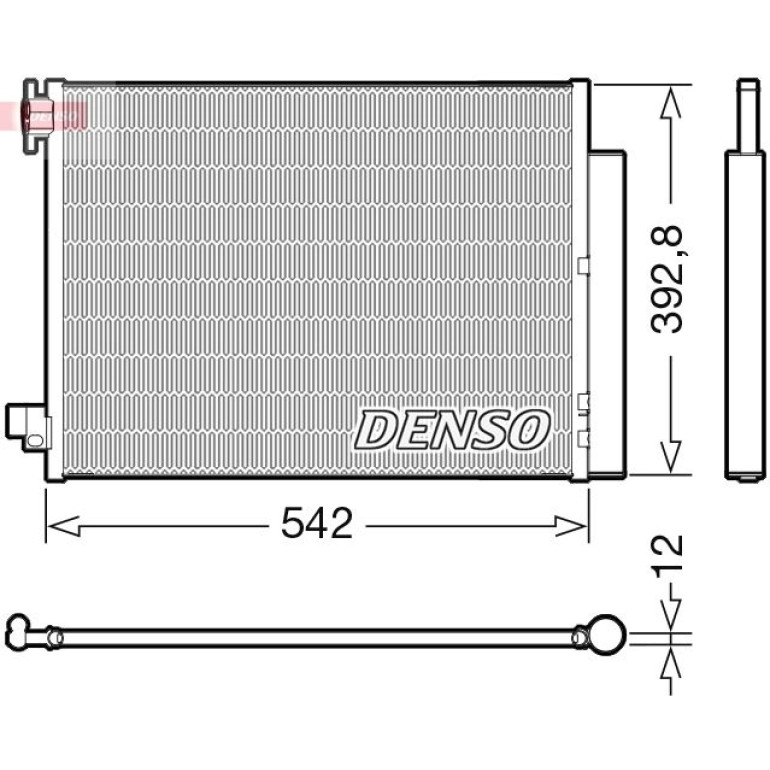 DENSO Klimaanlagenkühler DCN37004