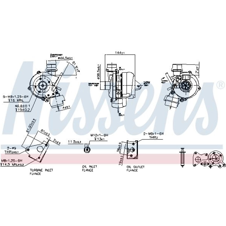 NISSENS Turbolader 93092 NISSENS Turbolader 93092