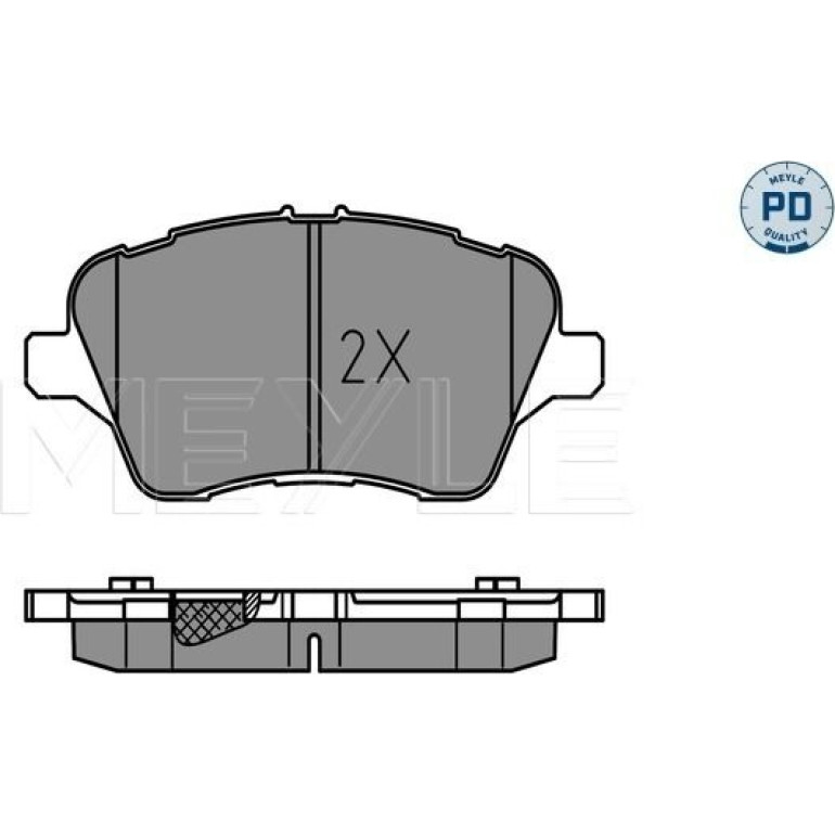 Bremsbelagsatz Ford P. B-Max/Fiesta/Transit 1,0-1,6 12 025 251 3417/PD Bremsbelagsatz Ford P. B-Max/Fiesta/Transit 1,0-1,6 12 025 251 3417/PD