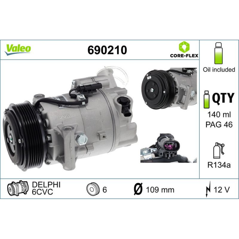 KOMPRESSOR, KLIMAANLAGE 690210 KOMPRESSOR, KLIMAANLAGE 690210
