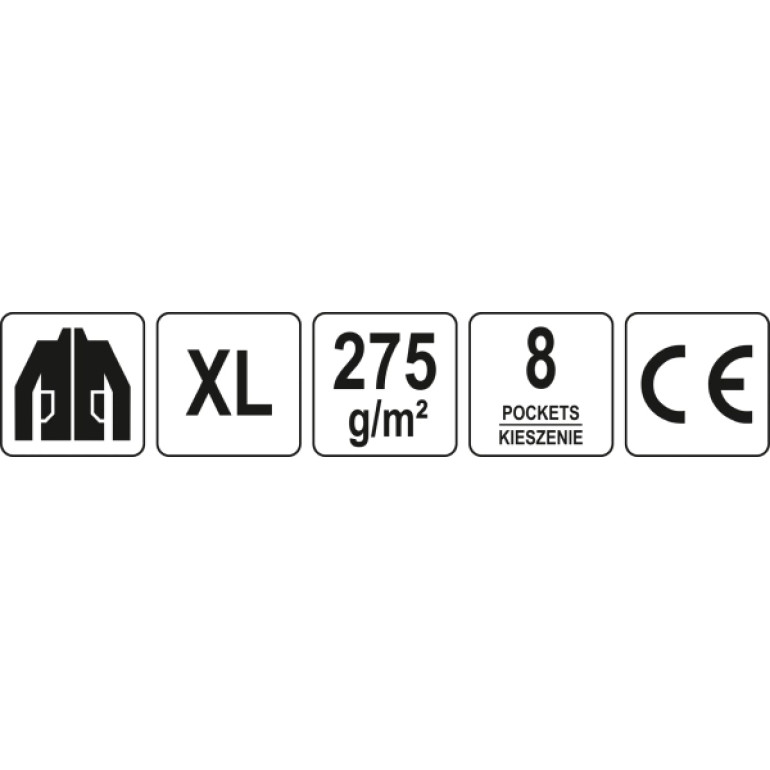 Yato Arbeits- Werkstatt Jacke / Xl YT-8023 Yato Arbeits- Werkstatt Jacke / Xl YT-8023