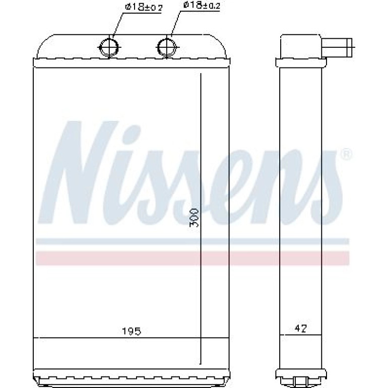 Heizkühler PKW 73986 Heizkühler PKW 73986