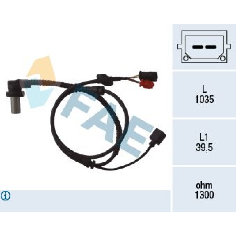 FAE Sensor, Raddrehzahl 78059 FAE Sensor, Raddrehzahl 78059