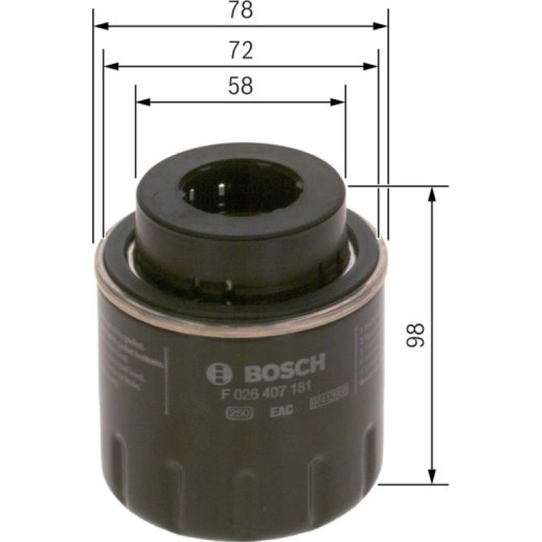 Ölfilter F 026 407 181 Ölfilter F 026 407 181