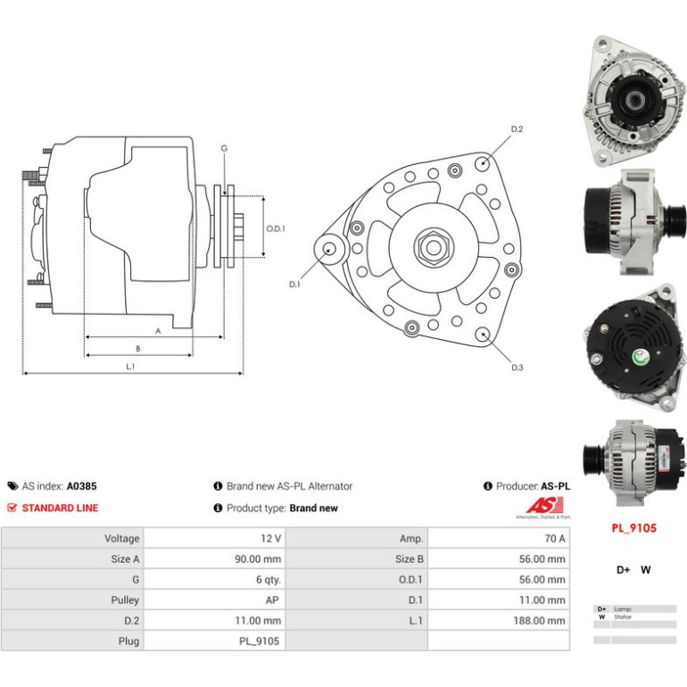 Generator A0385 Generator A0385